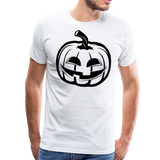 Jack-O-Lantern IV | Men's Premium T-Shirt - white