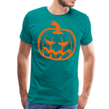 Jack-O-Lantern III | Men's Premium T-Shirt - teal