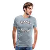 Monster's Mouth | Men's Premium T-Shirt - heather ice blue