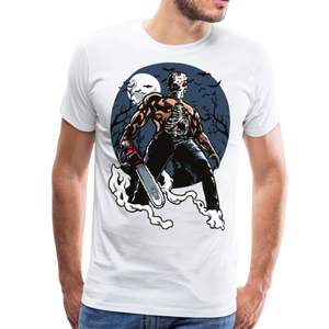 Chainsaw Killer | Men's Premium T-Shirt - white