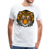 Tiger Head I | Men's Premium T-Shirt - white