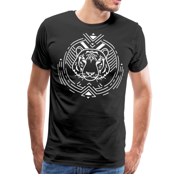 Tiger Logo I | Men's Premium T-Shirt - black