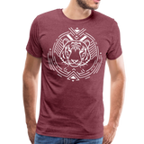 Tiger Logo I | Men's Premium T-Shirt - heather burgundy