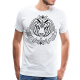 Tiger Logo I | Men's Premium T-Shirt - white