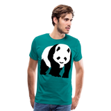 Panda | Men's Premium T-Shirt - teal