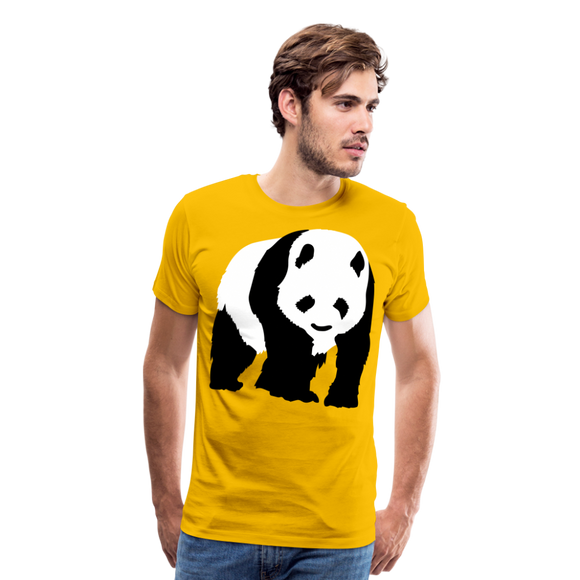 Panda | Men's Premium T-Shirt - sun yellow