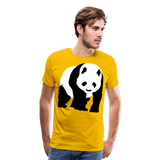 Panda | Men's Premium T-Shirt - sun yellow