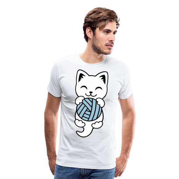 Kitten I | Men's Premium T-Shirt - white