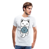 Kitten I | Men's Premium T-Shirt - white