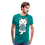 Kitten I | Men's Premium T-Shirt - teal