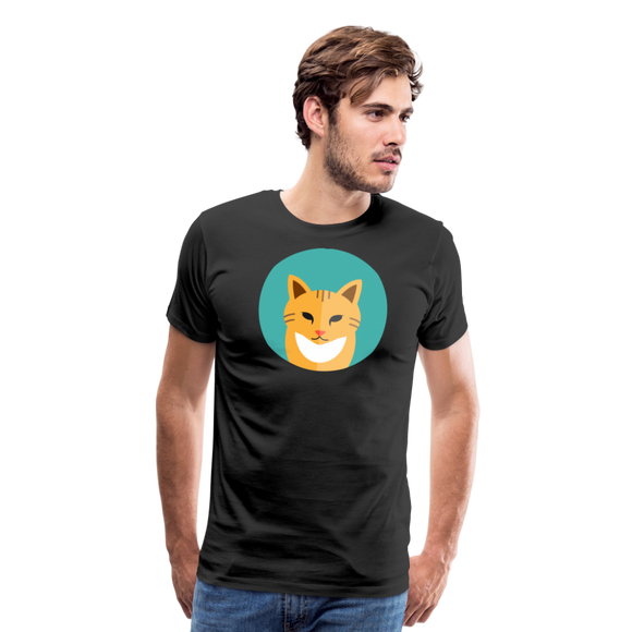 Cat's Portrait | Men's Premium T-Shirt - black