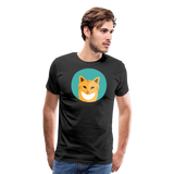 Cat's Portrait | Men's Premium T-Shirt - black