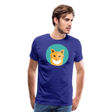 Cat's Portrait | Men's Premium T-Shirt - royal blue