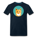 Cat's Portrait | Men's Premium T-Shirt - deep navy