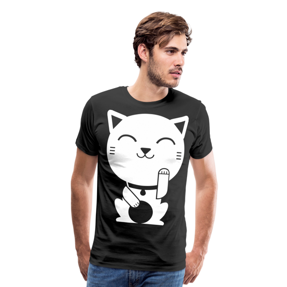 Neko Cat II | Men's Premium T-Shirt - black