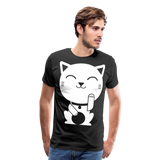 Neko Cat II | Men's Premium T-Shirt - black