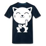 Neko Cat II | Men's Premium T-Shirt - deep navy