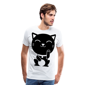 Neko Cat I | Men's Premium T-Shirt - white