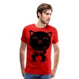 Neko Cat I | Men's Premium T-Shirt - red