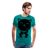 Neko Cat I | Men's Premium T-Shirt - teal