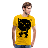 Neko Cat I | Men's Premium T-Shirt - sun yellow