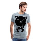 Neko Cat I | Men's Premium T-Shirt - heather ice blue