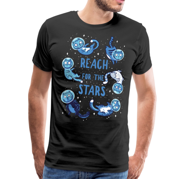 Reach For The Stars | Men's Premium T-Shirt - black