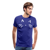 Cat's Whiskers II | Men's Premium T-Shirt - royal blue