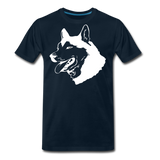 Husky II | Men's Premium T-Shirt - deep navy