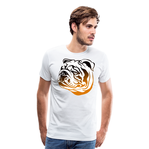 Bulldog I | Men's Premium T-Shirt - white