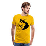 Husky I | Men's Premium T-Shirt - sun yellow