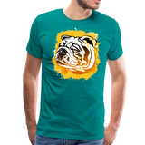 Bulldog II | Men's Premium T-Shirt - teal