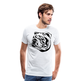 Bulldog III | Men's Premium T-Shirt - white