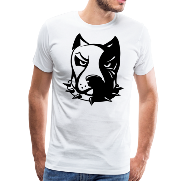 Pitbull | Men's Premium T-Shirt - white