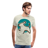 Dog Logo III | Men's Premium T-Shirt - heather oatmeal