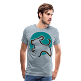 Dog Logo III | Men's Premium T-Shirt - heather ice blue