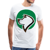 Dog Logo I | Men's Premium T-Shirt - white