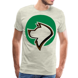 Dog Logo I | Men's Premium T-Shirt - heather oatmeal