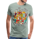 Family Reunion | Men's Premium T-Shirt - steel green