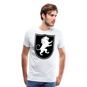 Lion Crest I | Men's Premium T-Shirt - white