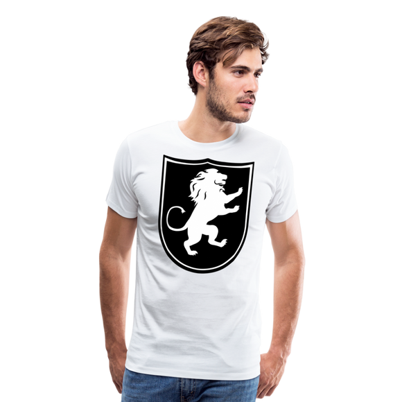 Lion Crest I | Men's Premium T-Shirt - white