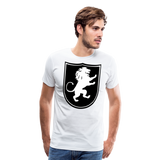 Lion Crest I | Men's Premium T-Shirt - white