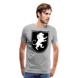 Lion Crest I | Men's Premium T-Shirt - heather gray