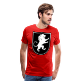 Lion Crest I | Men's Premium T-Shirt - red