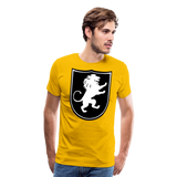 Lion Crest I | Men's Premium T-Shirt - sun yellow