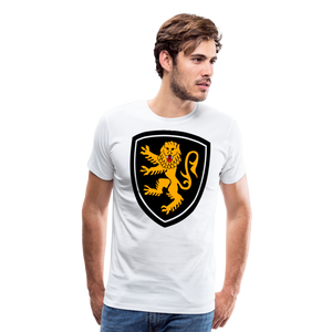 Lion Crest III | Men's Premium T-Shirt - white