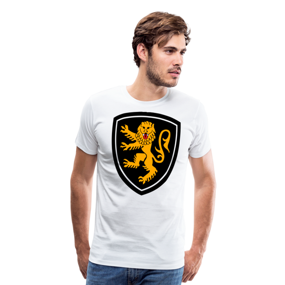 Lion Crest III | Men's Premium T-Shirt - white