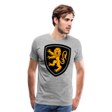 Lion Crest III | Men's Premium T-Shirt - heather gray