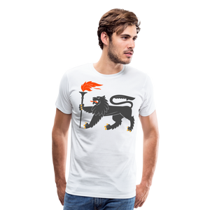 Regal Lion II | Men's Premium T-Shirt - white