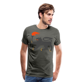 Regal Lion II | Men's Premium T-Shirt - asphalt gray